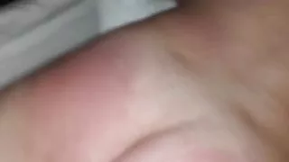 Spanked slut with dildo