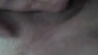 Fondling her sweet pot