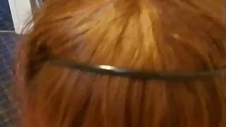 Sucking big white cock