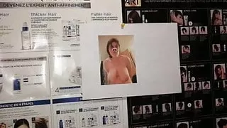 PIGMely Pics Exposed in a hairdresser