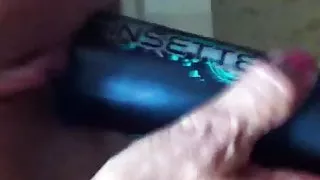 Shampoo bottle squirt on holiday