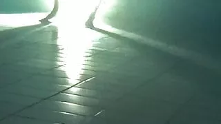 Underwater sex at the pool at night