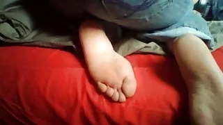 Her pretty soles when she suck 2