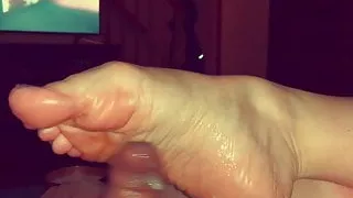 Wife loves my foot fetish... Cum Soles