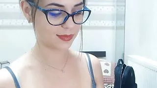 Pretty Nerd Strips and Teased Her Online Viewers