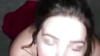 Slut sucks cock at prom night
