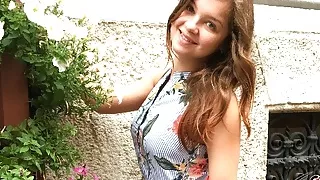 GERMAN SCOUT - First Time ANAL for 18yr young College Teen