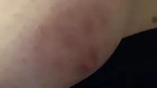 Watch me rub my swollen nipples.