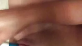 Girlfriend strips & masturbates