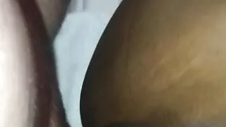 Cheating with tight ebony milf ends in cream pie