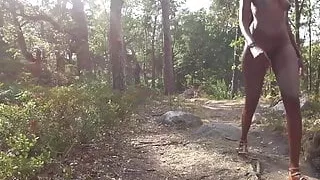 Followed by 4 guys when walking naked