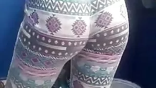 Dominican girl dancing