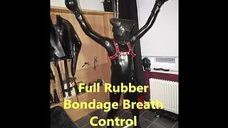Rubber Bondage Breath Control
