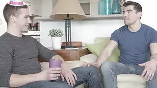 Giving My Best Friend A Bareback Birthday Gift!