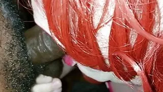 Sissy Throats Black Cock