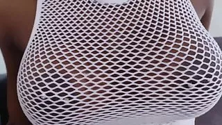 Chocolate sweetheart is ready for a steamy fuck session