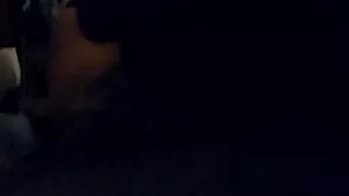 Fat barfly sucking my cock