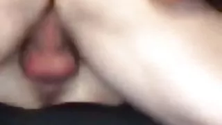 Girlfriend fucked bareback by hung friend