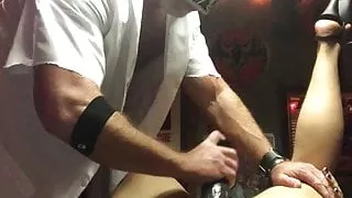 Wife takes huge dildo