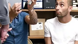 Analsex, Schwuler Sex, Latino, Bürosex, Jung