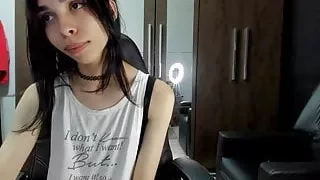 Cute shy trap on cam