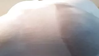 Oily huge chocolate titties