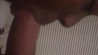 My bbw wife loves fat white cock in mouth
