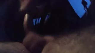 Mouthfucked in the car