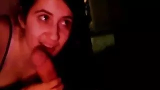 Little Sister: Blowjob in red