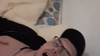 Serbian boy and his fuck machine!