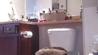 Hot blonde has a serious case of the farts