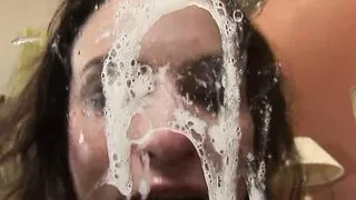 Brunette likes to get shafted in the mouth