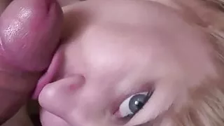 Short Haired Blonde Russian Amy Days Sucks & Fucks!