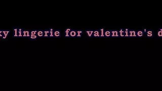 Sexy lingerie for valentine's day