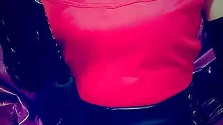 Miss Emma with dildo stick