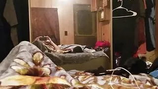 Bbw girlfriend getting dressed