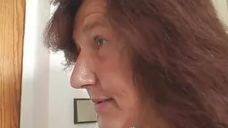 Very old mom in law rides her husband's cock