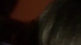 Neighbor slurping on the pipe again