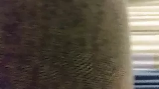 My bbw huge black ass bending over right in my face