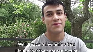 Trickster Pays A Tattooed Punk To Ride A Muscular Boys Boner