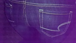 Cum on American Eagle Jeans