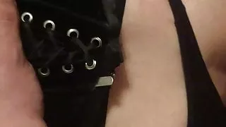 Bareback ass fucking looking from above