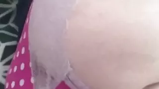 Girl in geek glasses farting