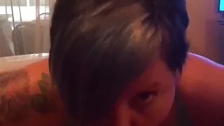 Bbw loves sucking cock at pool