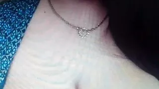 beutiful girl playing with big natural tits  2