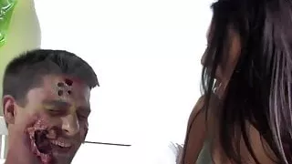Asa's Zombie Anal Creampie