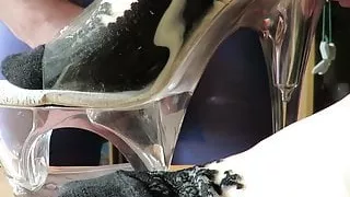 Playing with Heels Feet