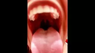 Long tongue, big throat Perfect mouth