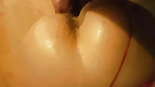 Huge cumshot on doggystyle ass 10 spurts in slowmotion