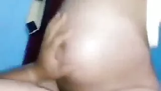 Pregnant Thai riding cock